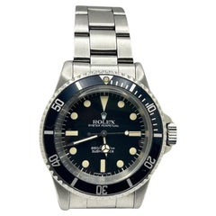 Vintage Rolex Submariner No Date 5513 40mm Black Dial Stainless Steel