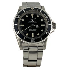 Vintage Rolex Submariner No Date 5513 40mm Black Matte Dial Stainless Steel