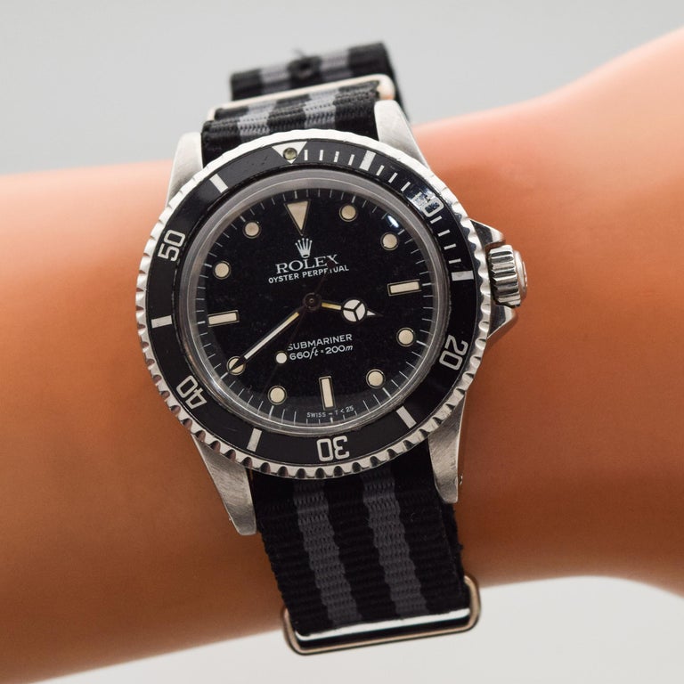Vintage Rolex Submariner Reference 5513 Stainless Steel ...