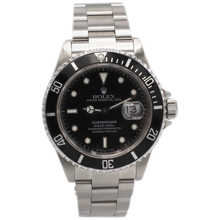 Vintage Rolex Submariner Stainless Steel Reference For Sale At 1stdibs