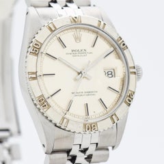 Rolex Thunderbird Datejust 14 Karat White Gold and Stainless Steel Watch, 1971