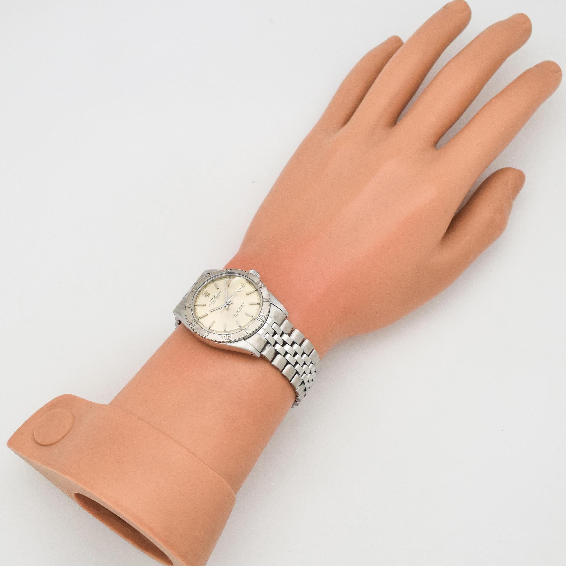 Vintage Rolex Thunderbird Datejust Reference 1625 Watch, 1967 3