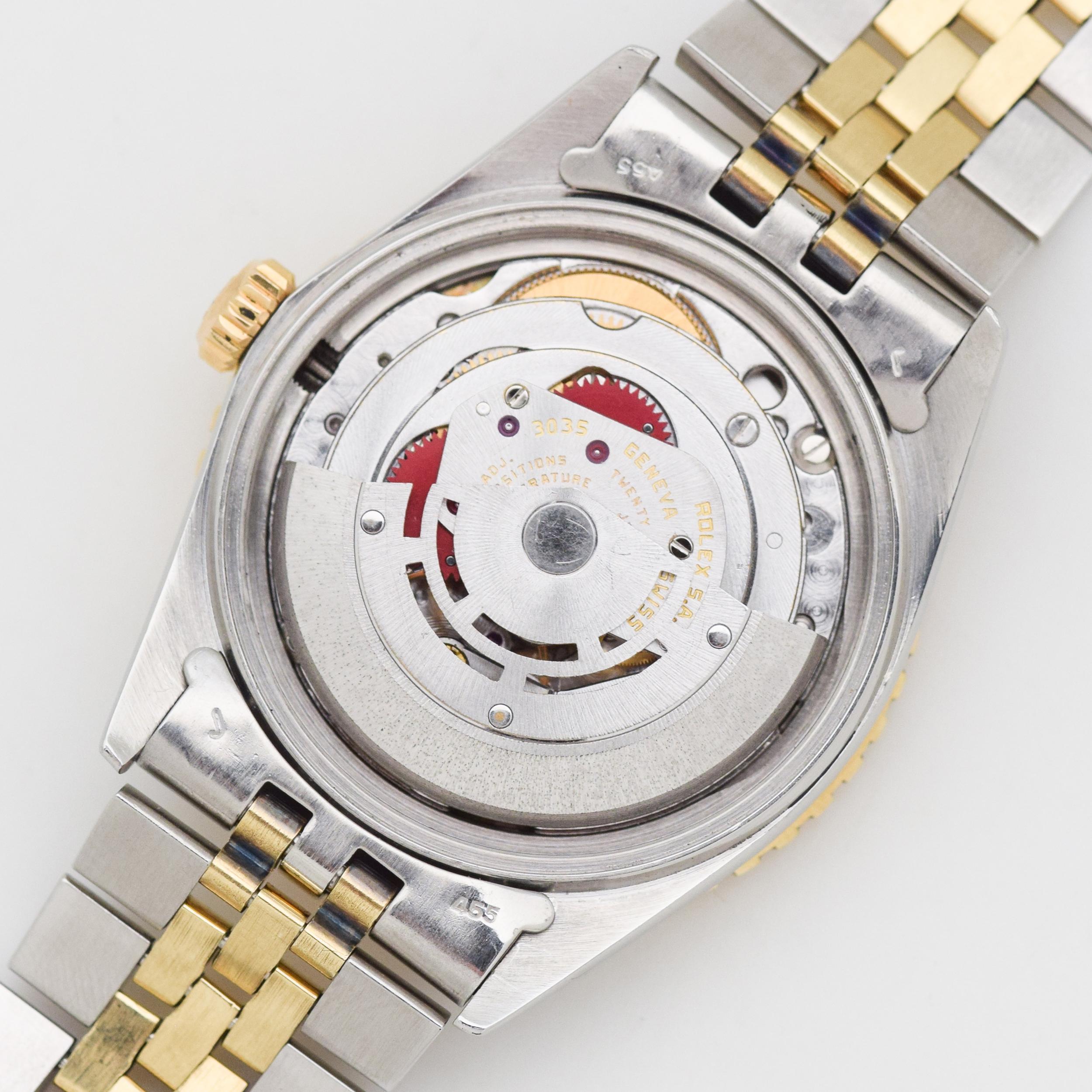 Vintage Rolex Thunderbird Datejust Two-Tone Watch, 1979 For Sale 4