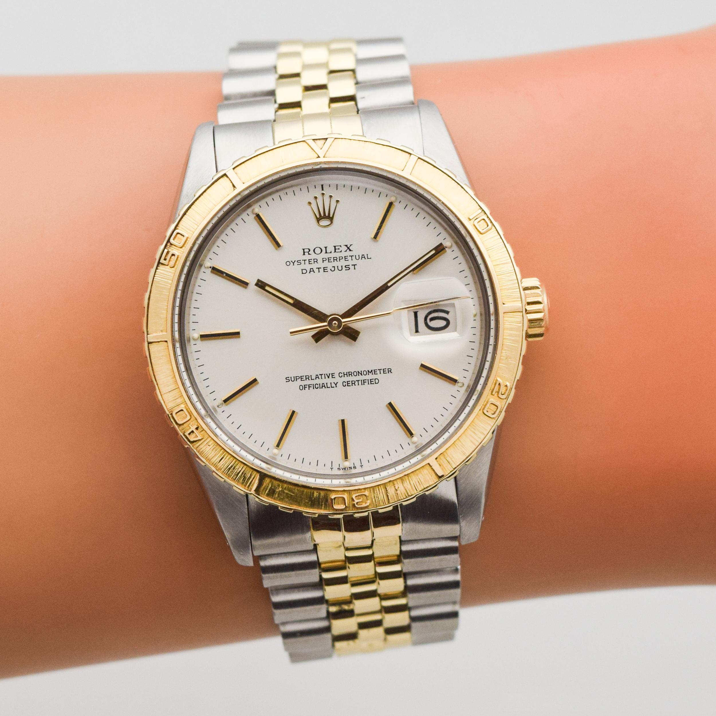Vintage Rolex Thunderbird Datejust Two-Tone Watch, 1979 For Sale 2