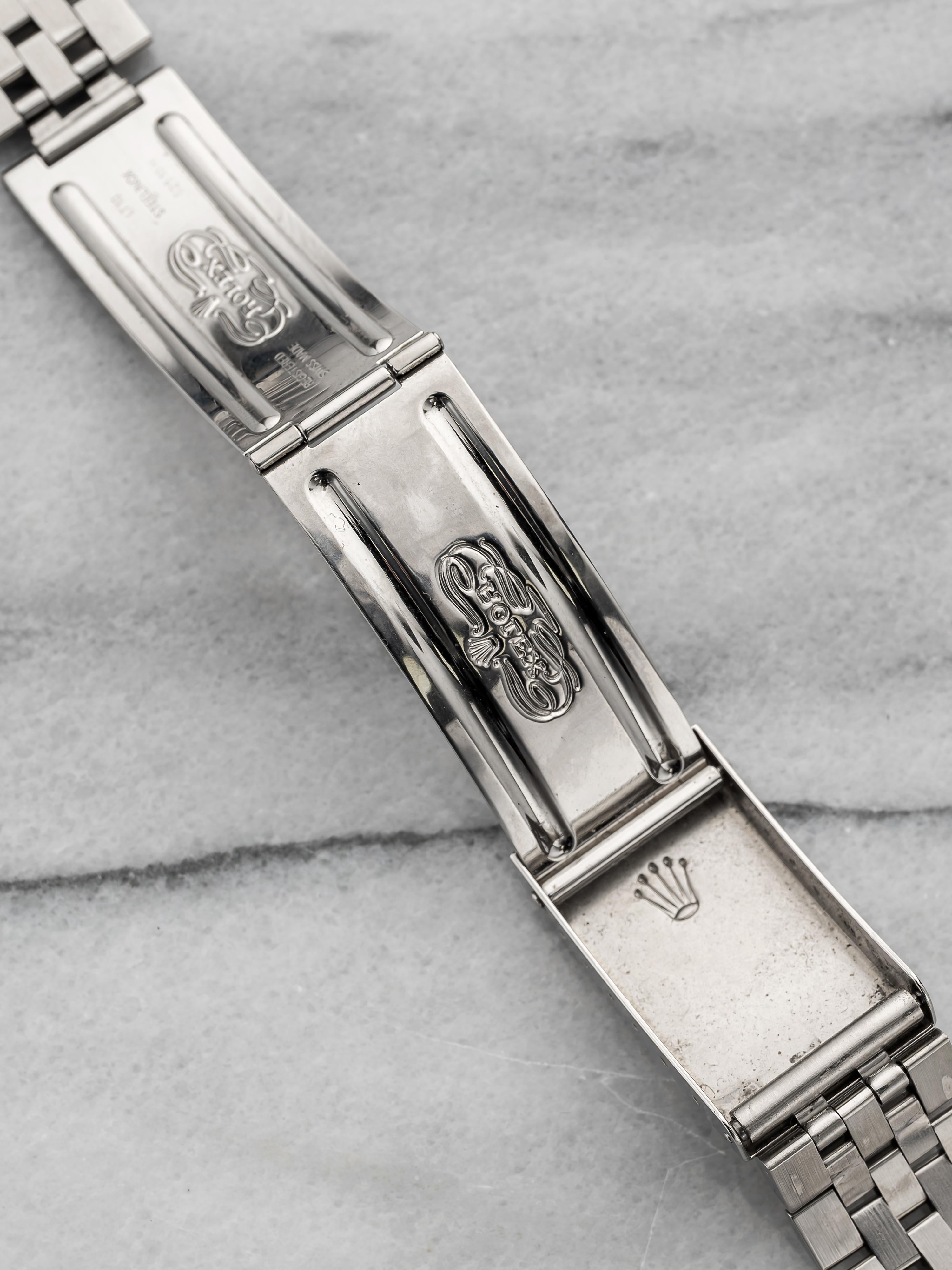 Vintage Rolex USA Made Jubilee Bracelet 1960s Stainless Steel 19mm