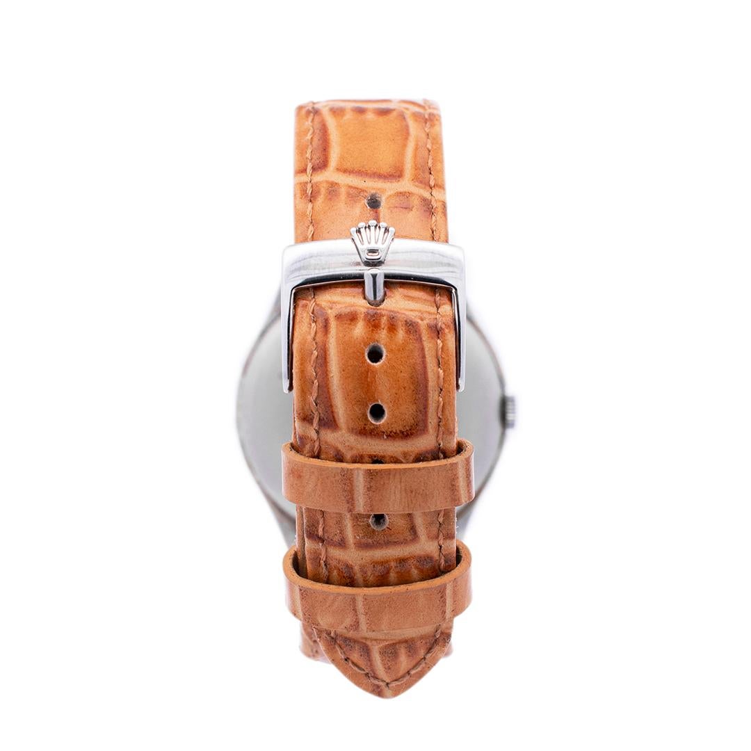 Rolex Viceroy 35mm Mechanische Vintage-Uhr aus Edelstahl im Zustand „Gut“ in Houston, TX