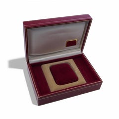 Vintage Rolex Watch Box, Ornate Fabric & Leatherette, UK, 20th Century