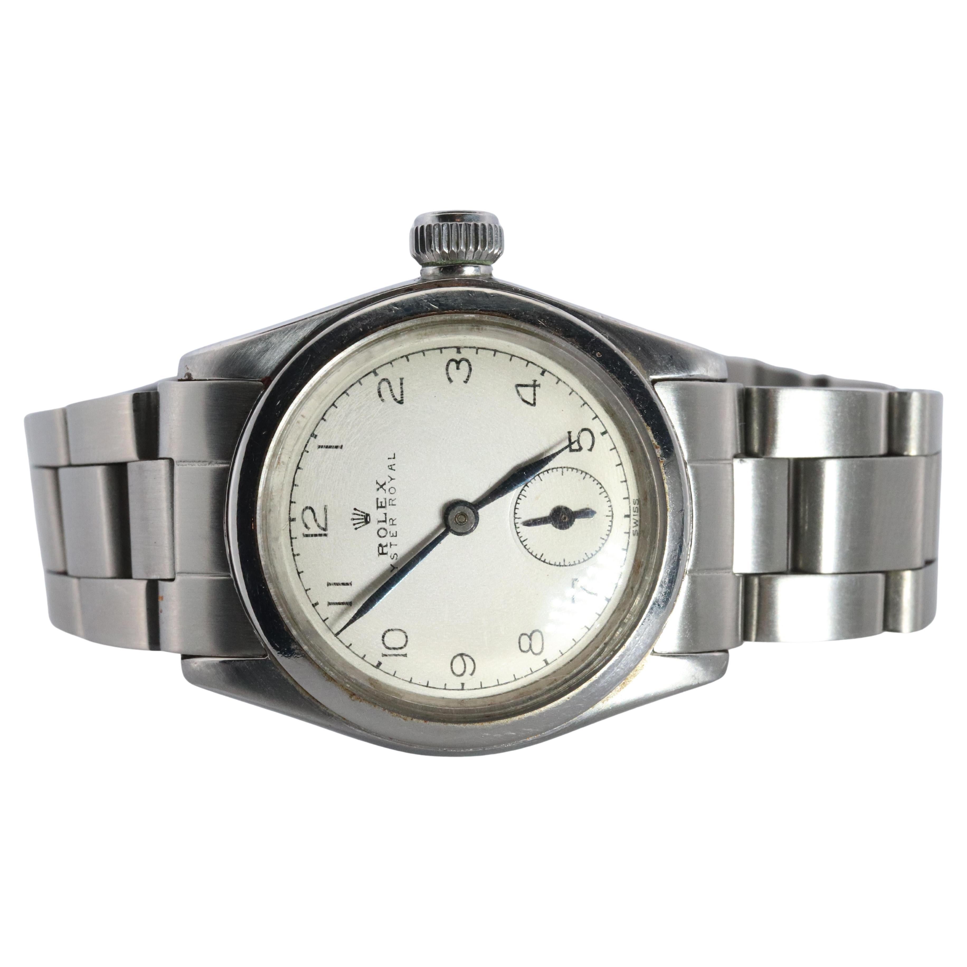 Vintage Rolex Watch. ROLEX Oyster Royal 2280 SS 30mm 1930s For