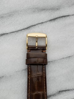 Vintage RolexCellini 70s Or Jaune 18K Tank Manual Wind Champagne Dial 30mm Ca