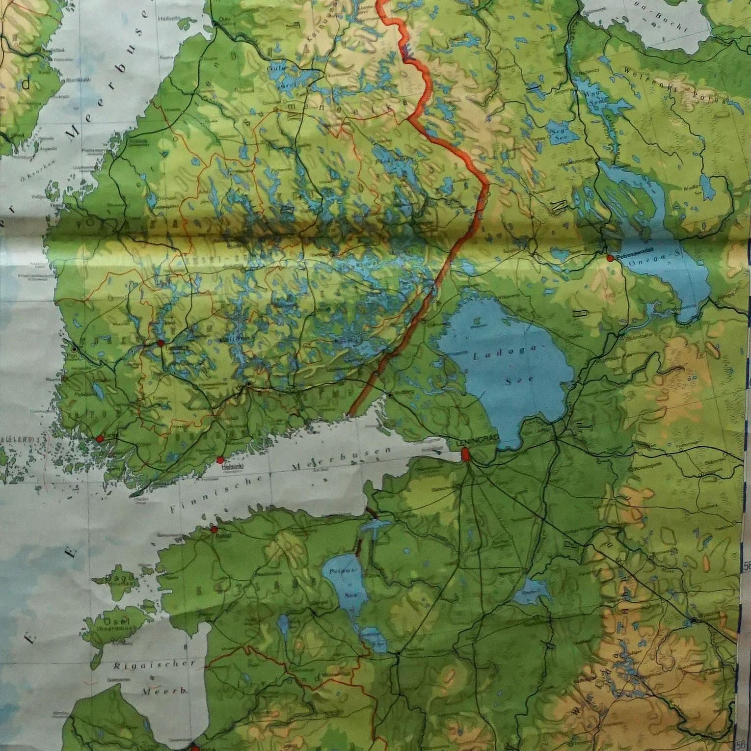 mapa de escandinavia