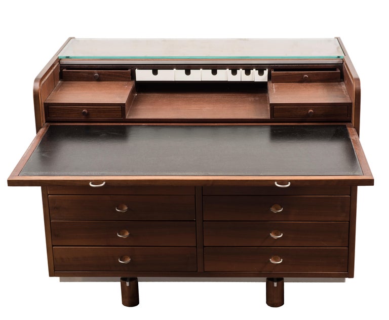 Vintage Roller Desk by Gianfranco Frattini, circa 1967 at 1stDibs
