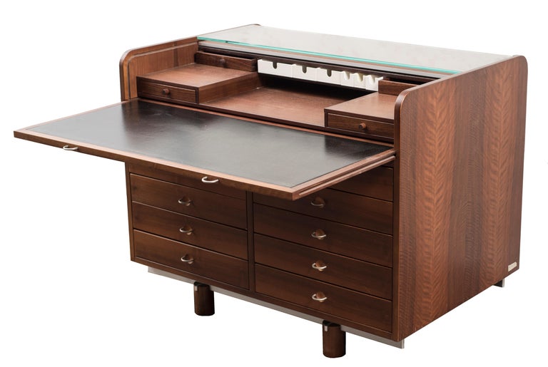 Vintage Roller Desk by Gianfranco Frattini, circa 1967 at 1stDibs