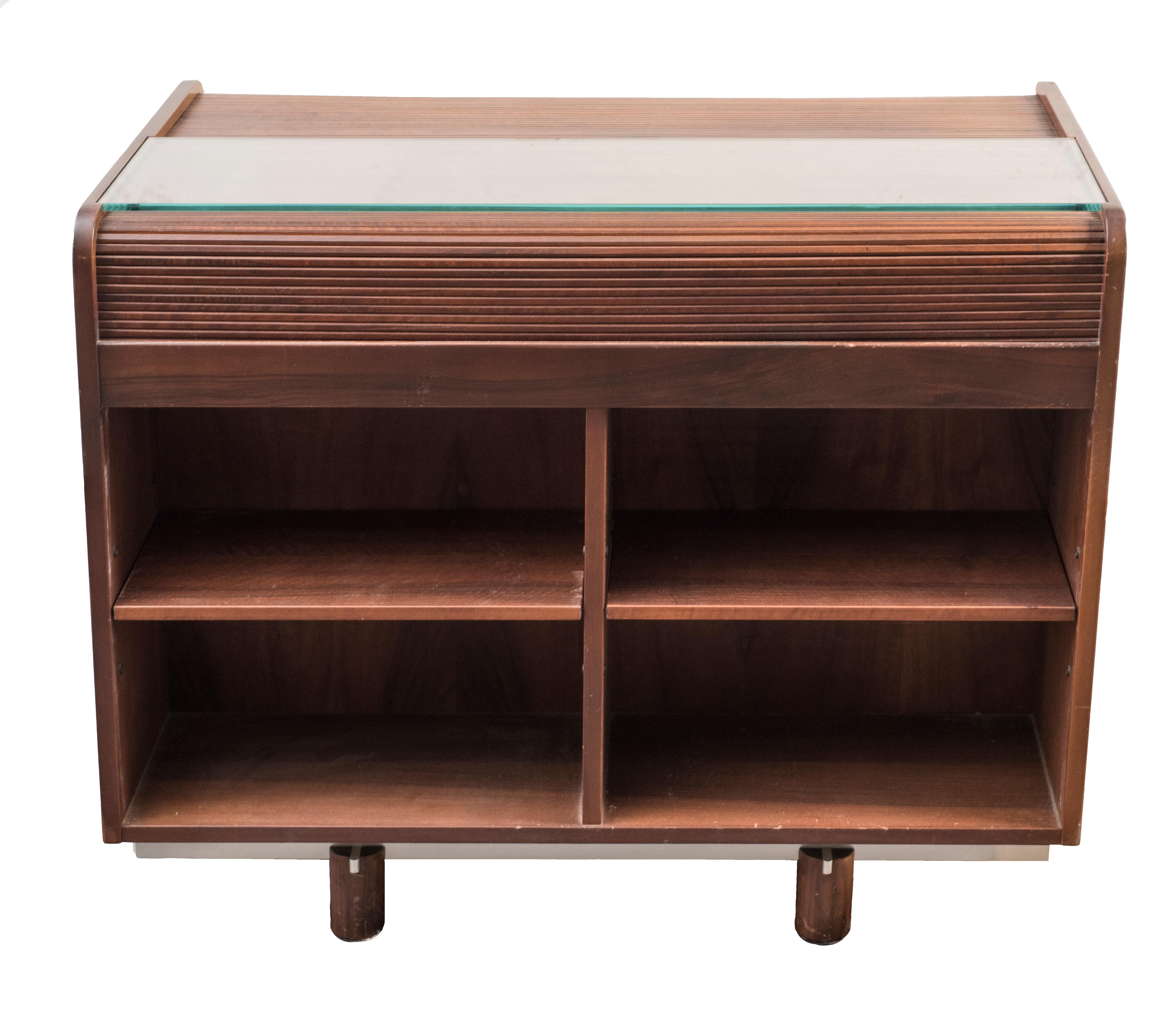Vintage Roller Desk by Gianfranco Frattini, circa 1967 In Good Condition In Roma, IT