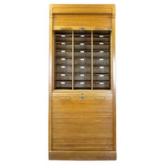 Used Roller Shutter Filing Cabinet From Jerry, USA, 1930s