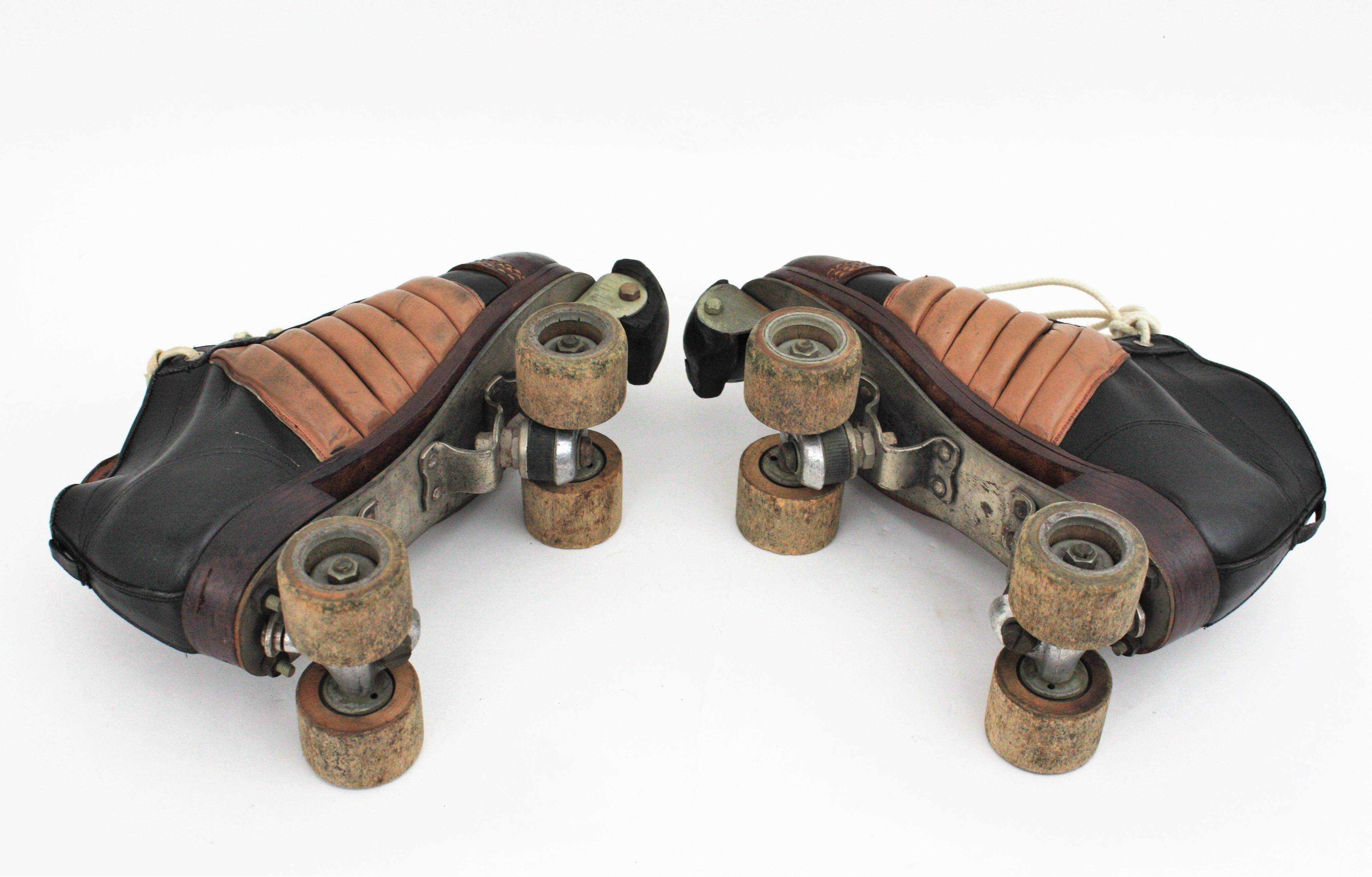 Vintage Roller Skates by Matollo, 1950s For Sale 1