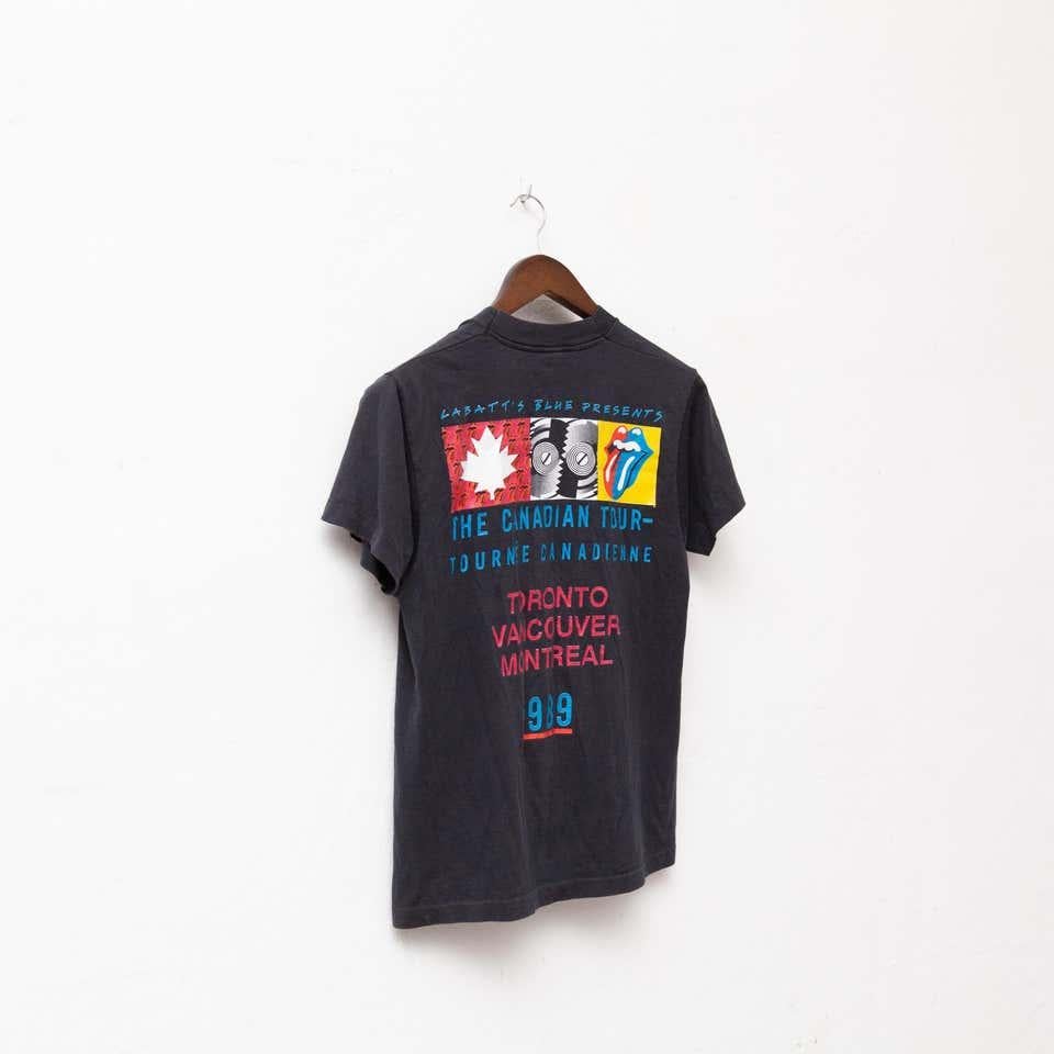 Rolling Stones Canadian Tour T-Shirt aus Stahl mit Rädern, 1989 im Angebot 4