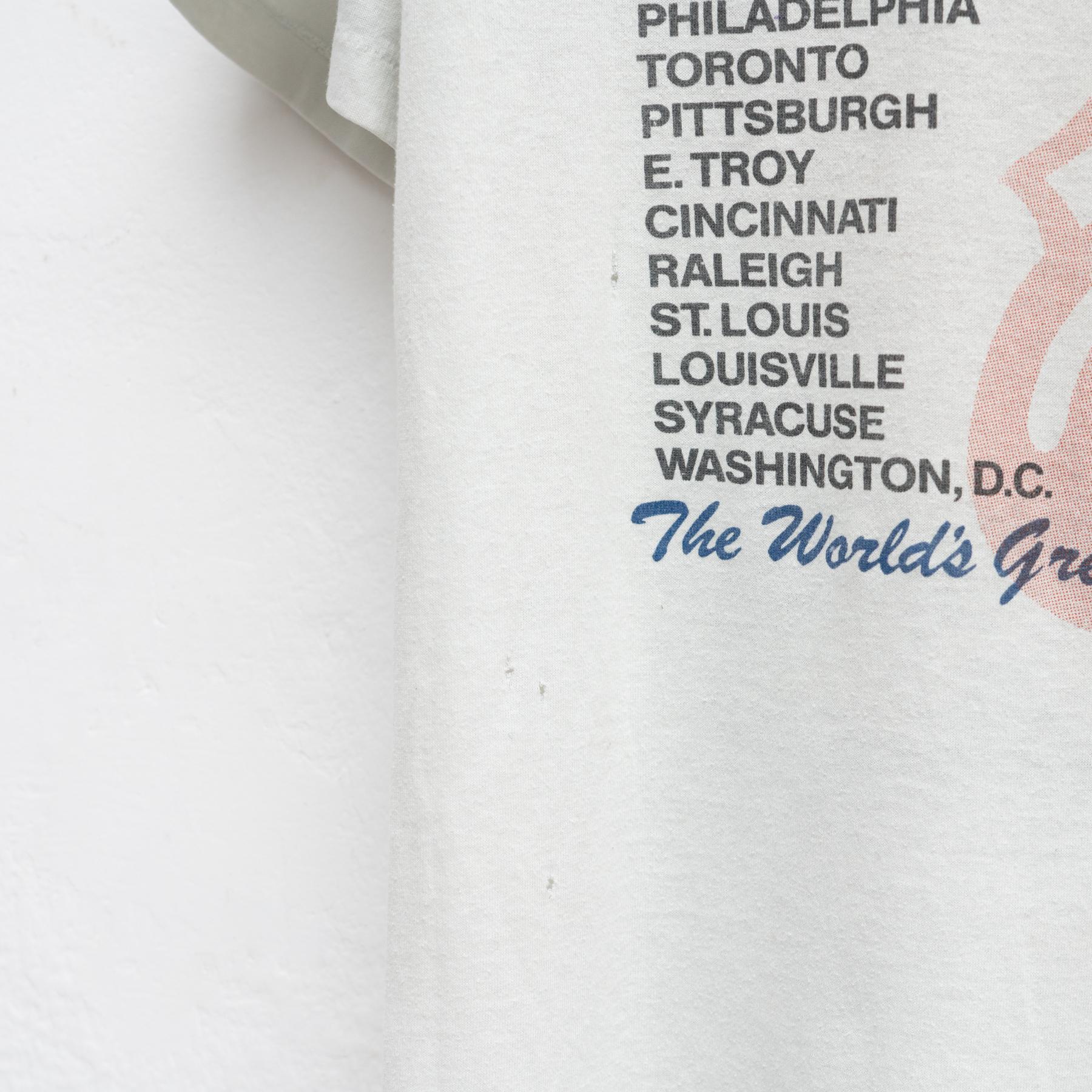 Vintage Rolling Stones 1989 Steel Wheels Canadian Tour T-Shirt For Sale 8