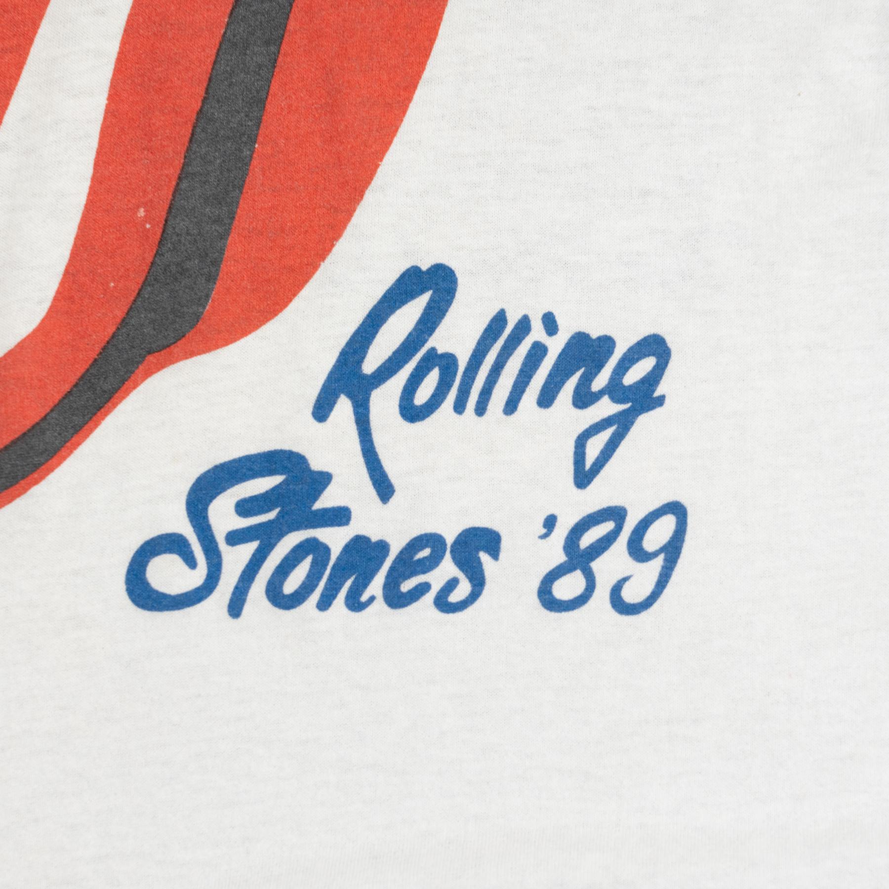 rolling stones 1989 tour t-shirt