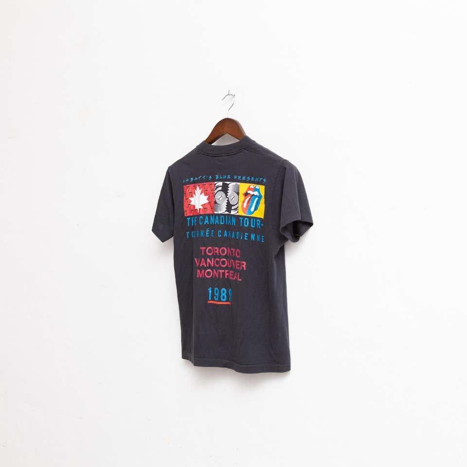 Rolling Stones Canadian Tour T-Shirt aus Stahl mit Rädern, 1989 im Angebot 3