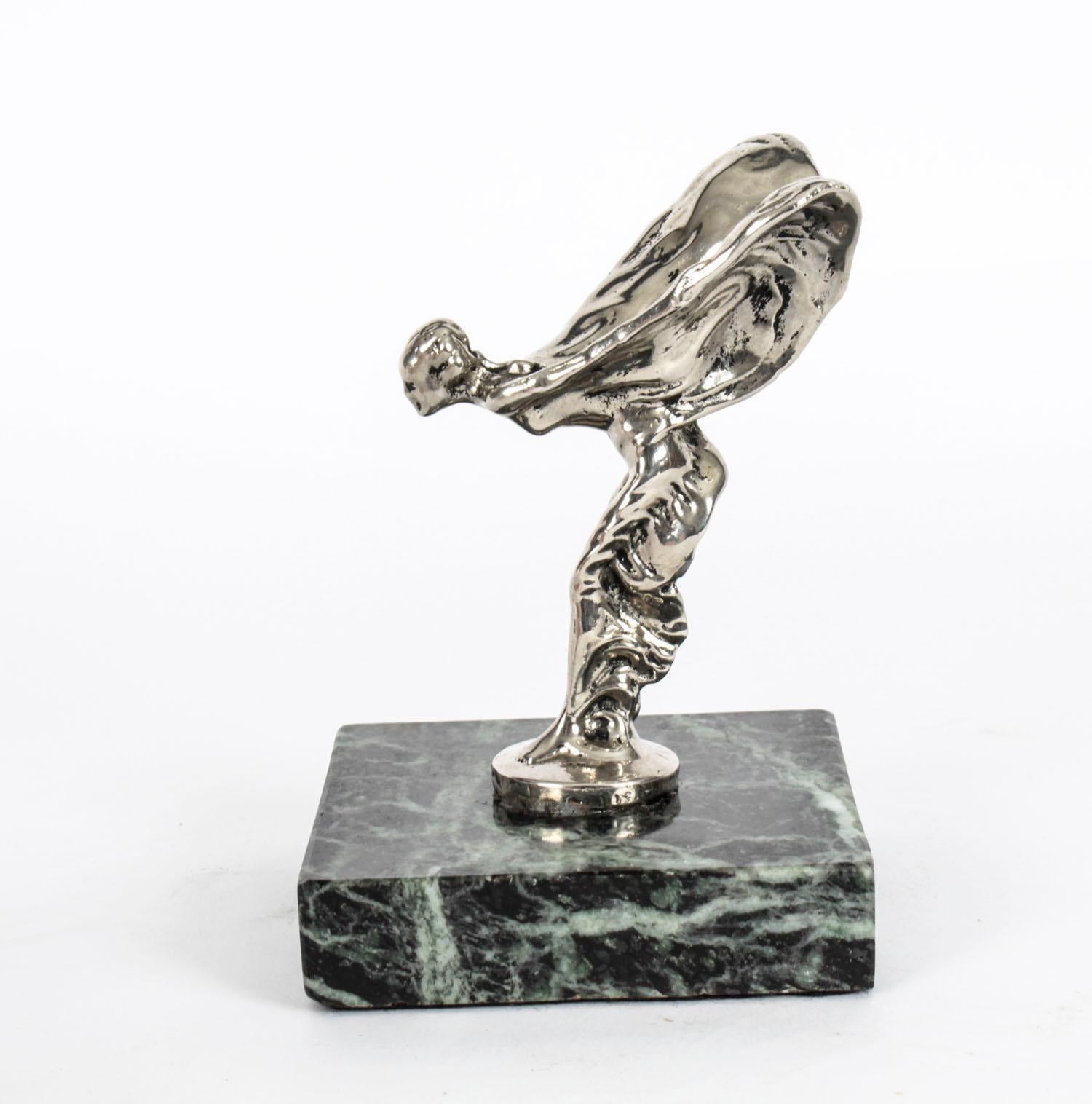 Vintage Rolls Royce Spirit of Ecstasy Car Mascot, Mid-20th Century 3