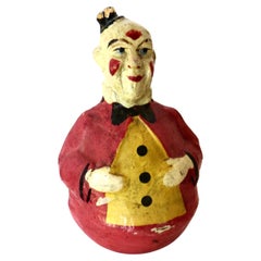Vintage "Rolly Dolly" Musical Toy "BoBo The Clown". German, Circa 1927
