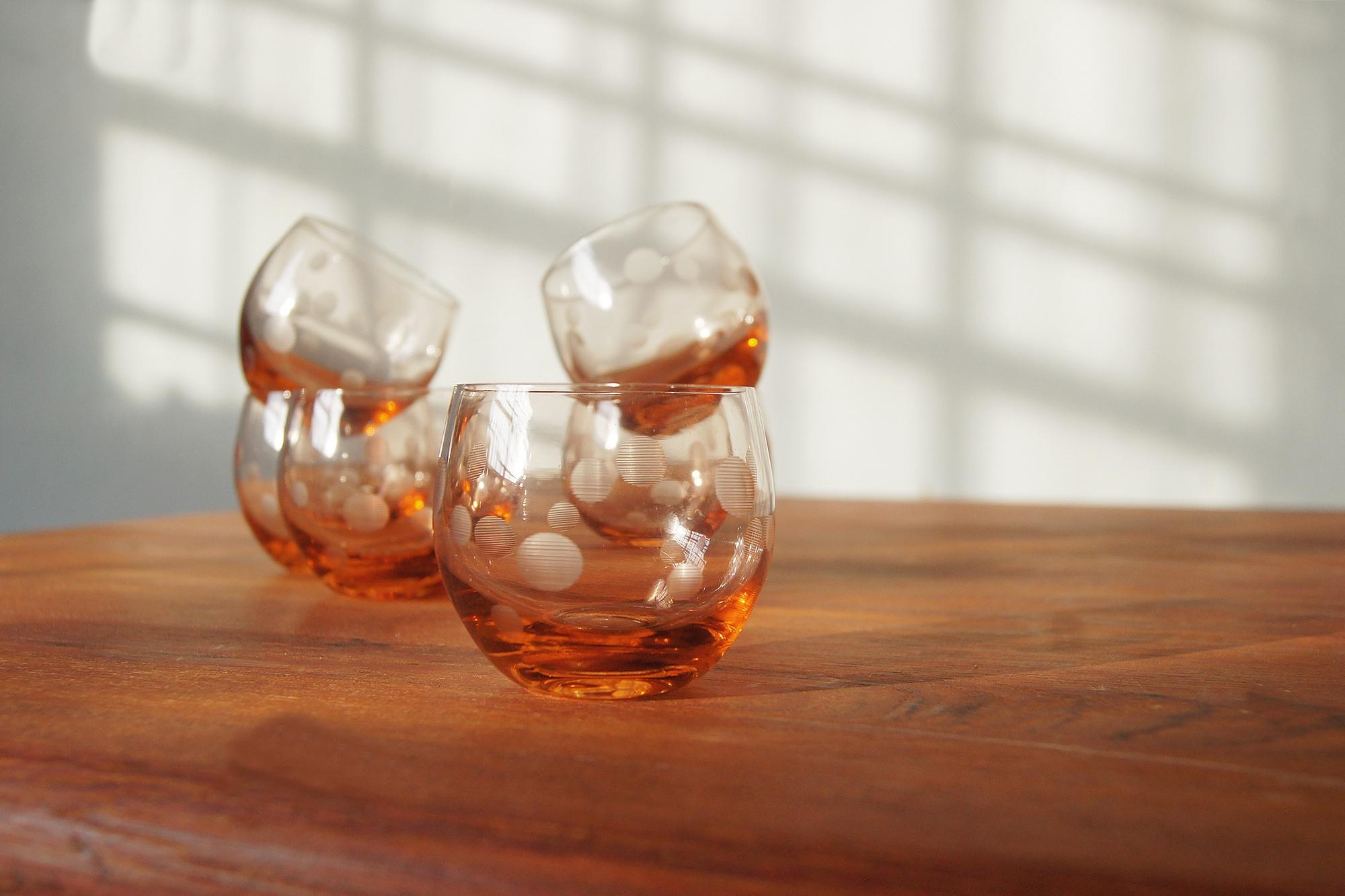 Verres Vintage Roly Poly, 1940s, Set of 6 en vente 1