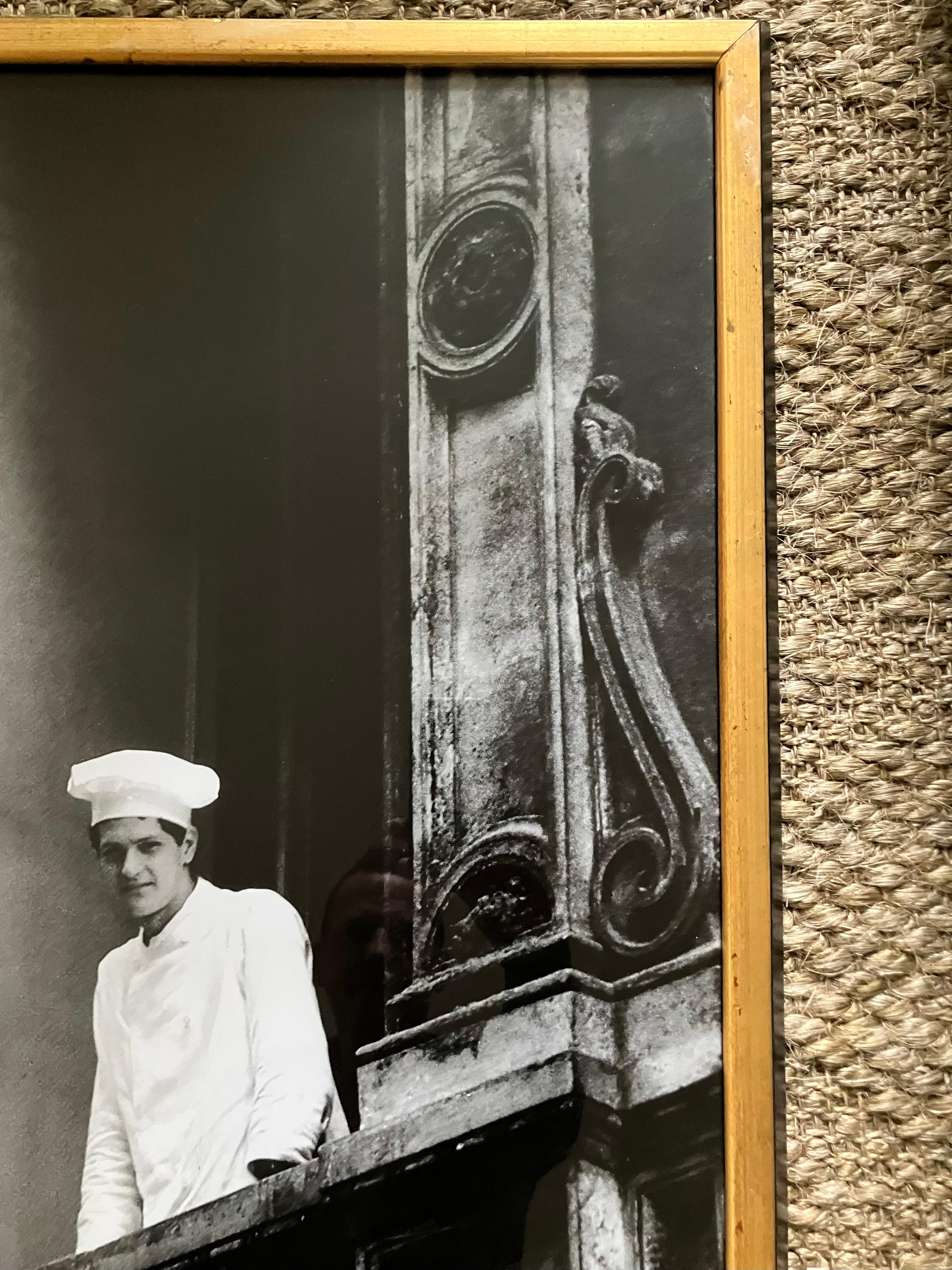Vintage Roman Chef Photograph im Zustand „Gut“ im Angebot in New York, NY