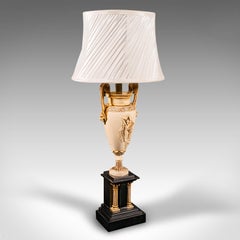 Vintage Romanesque Table Lamp, Continental, Side Light, Classical Taste, C.1970