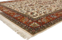 Vintage Romanian Rug, Casual Elegance Meets Stylish Durability