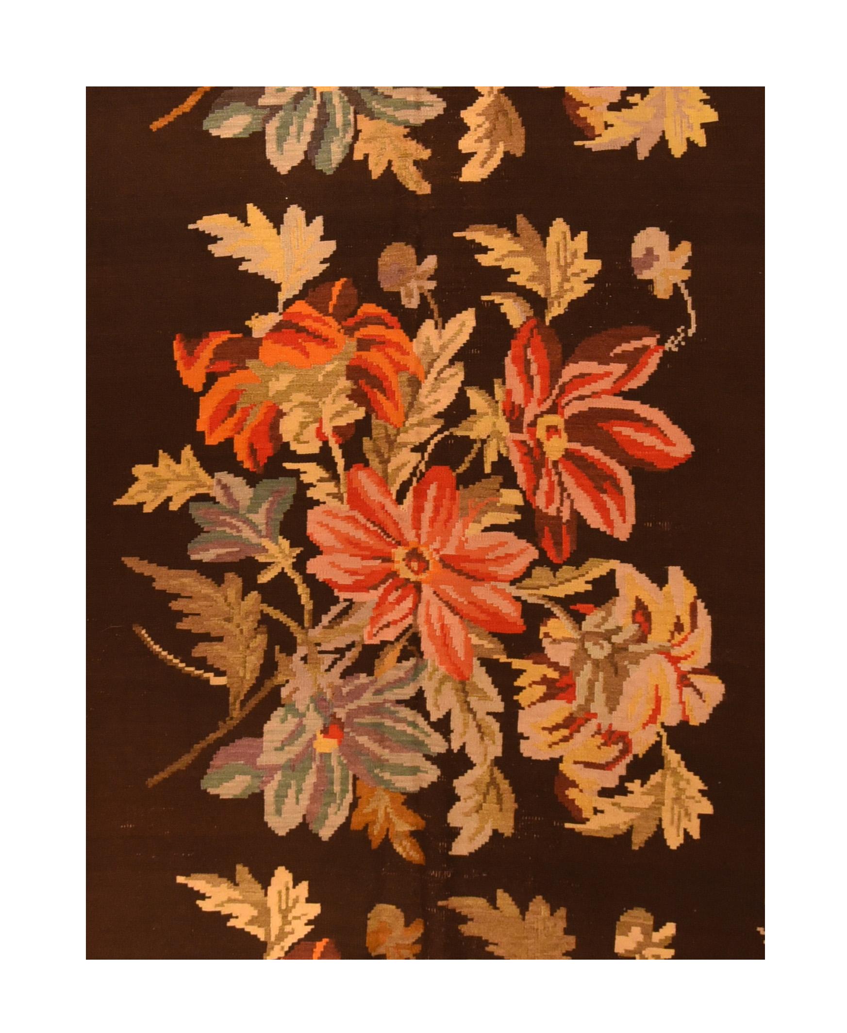 Rumänischer Besserabian-Teppich im Vintage-Stil 5'5'' x 14'2'' im Zustand „Gut“ im Angebot in New York, NY