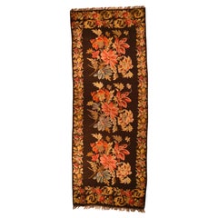 Tapis roumain Besserabian vintage 5'5'' x 14'2''