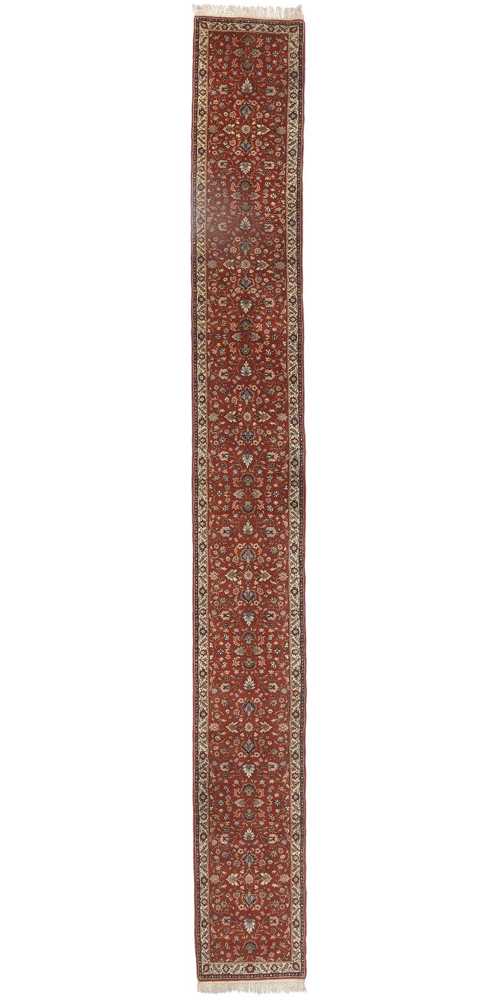 Vintage Romanian Carpet, 02'08 x 22'05 For Sale 3