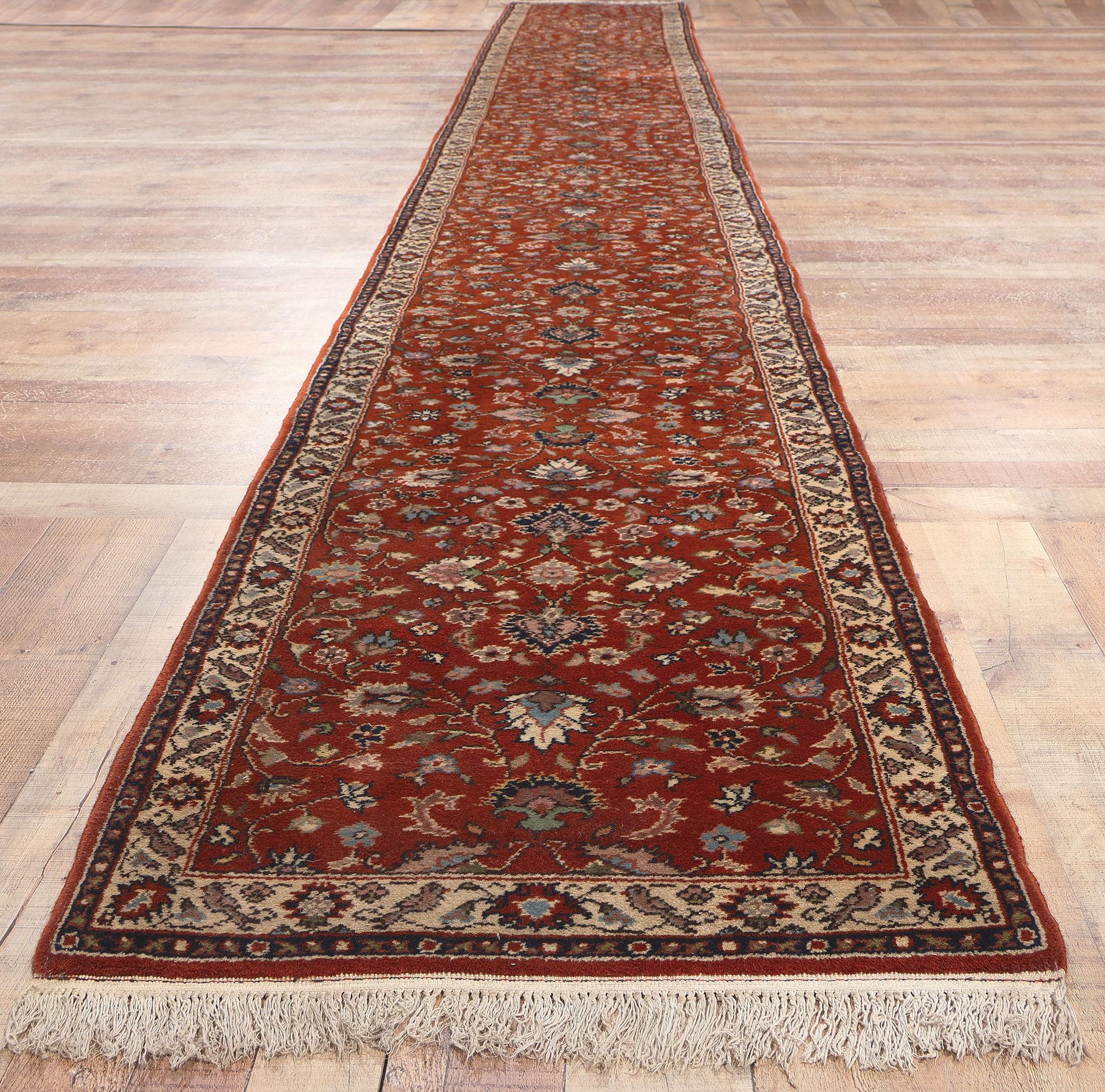 Vintage Romanian Carpet, 02'08 x 22'05 For Sale 1