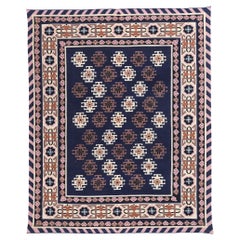 Tapis Kilim roumain Maramures des années 1970 avec style moderne