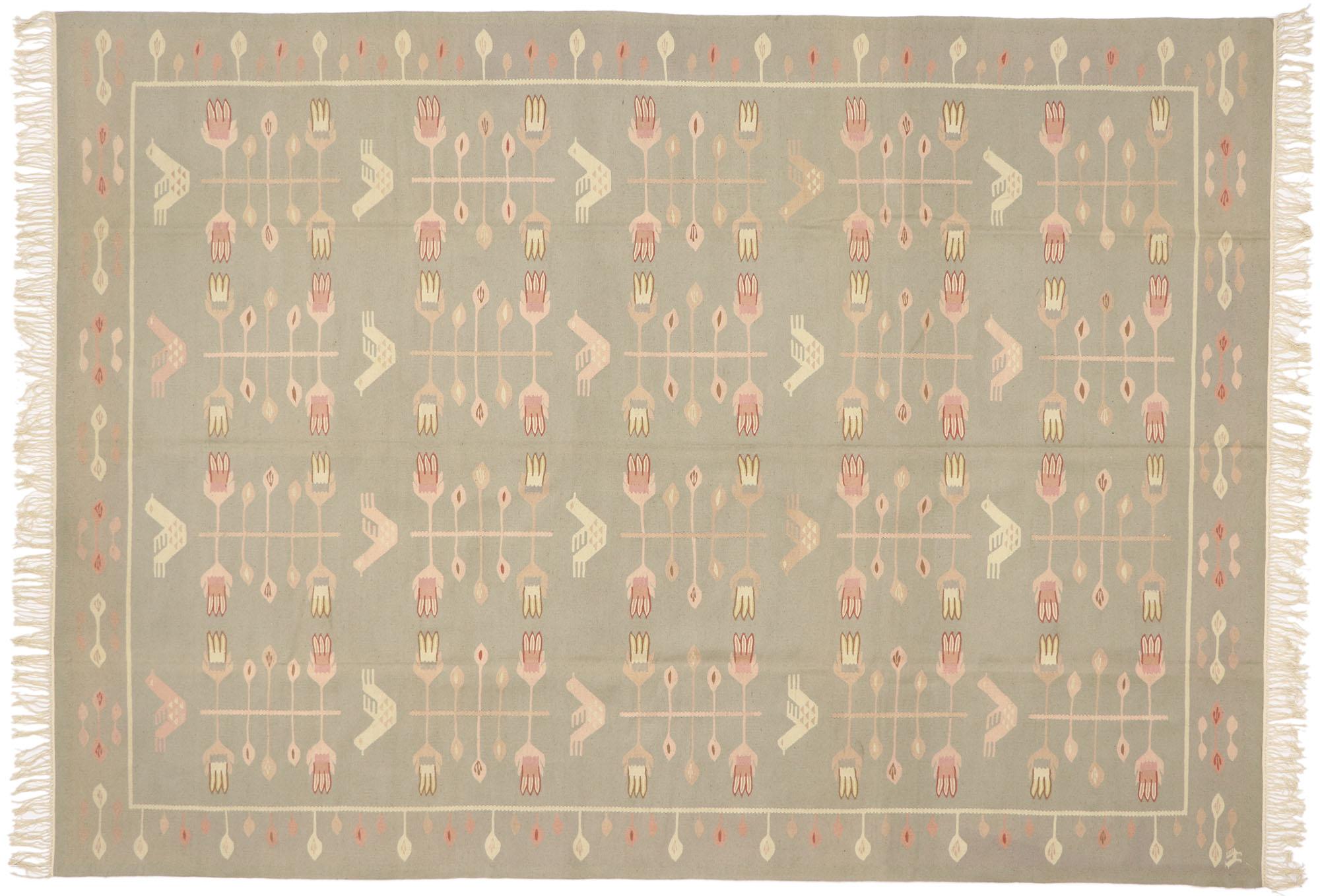 Tapis Kilim roumain vintage en vente 2