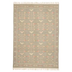 Rug & Kilim rumeno vintage in stile cottage