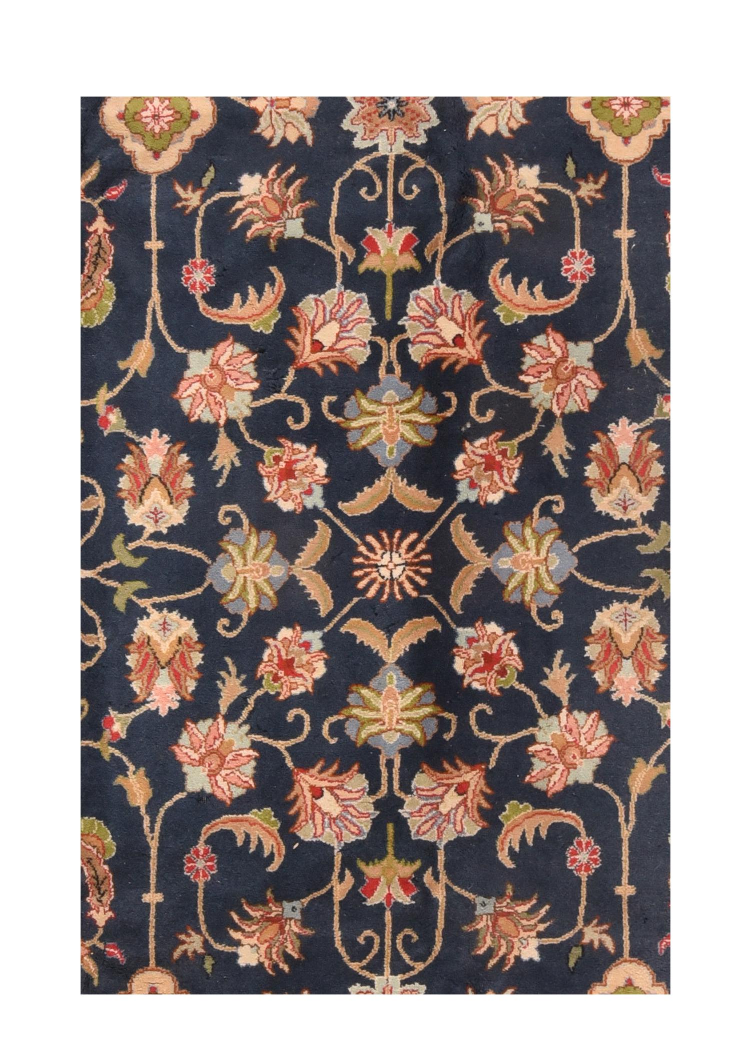 Romeno Tappeto Vintage Kashan 7'8'' x 10'7'' in vendita