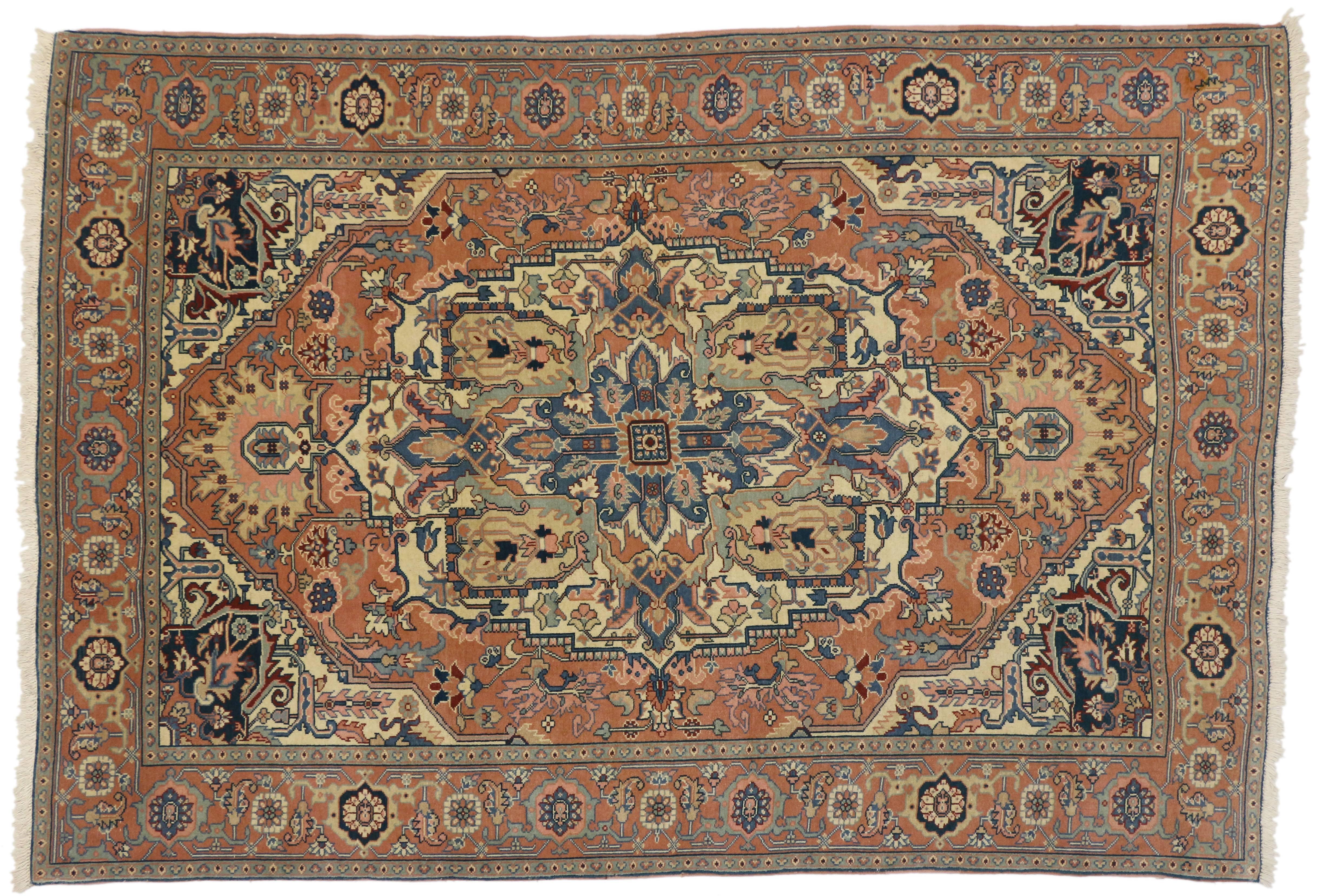 1980's Romanian Serapi Carpet For Sale 1
