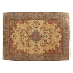 Vintage Romanian Tabriz Design Carpet 