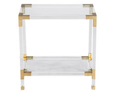 Vintage Romeo Rega Acrylic and Brass Console Table Circa 1970’s