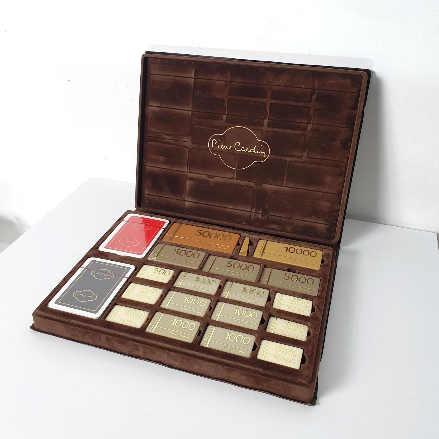 20th Century Vintage Pierre Cardin Poker Set, 1970's