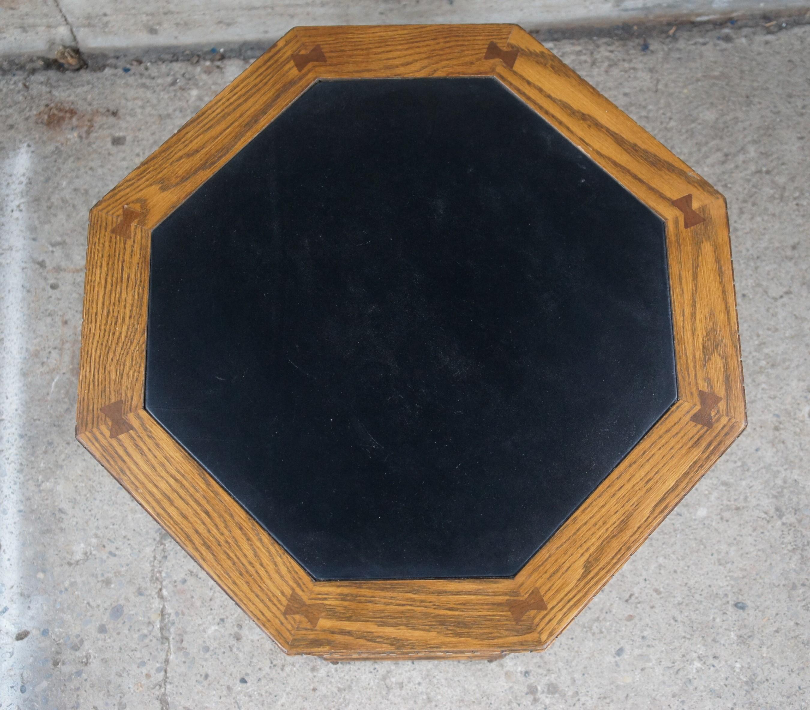 vintage octagon side table