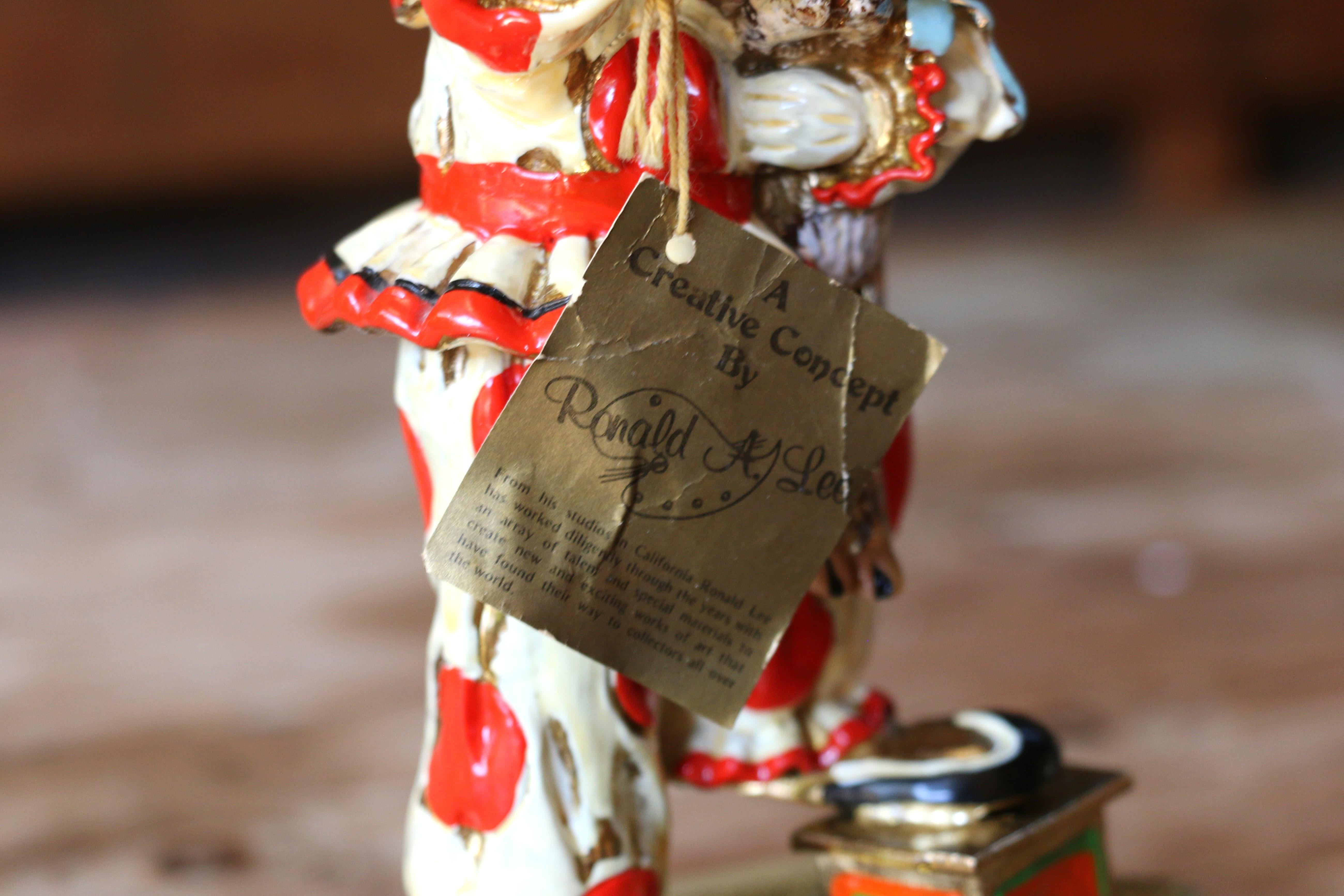 Figurina di clown vintage di Ron Lee, 1982 in vendita 4
