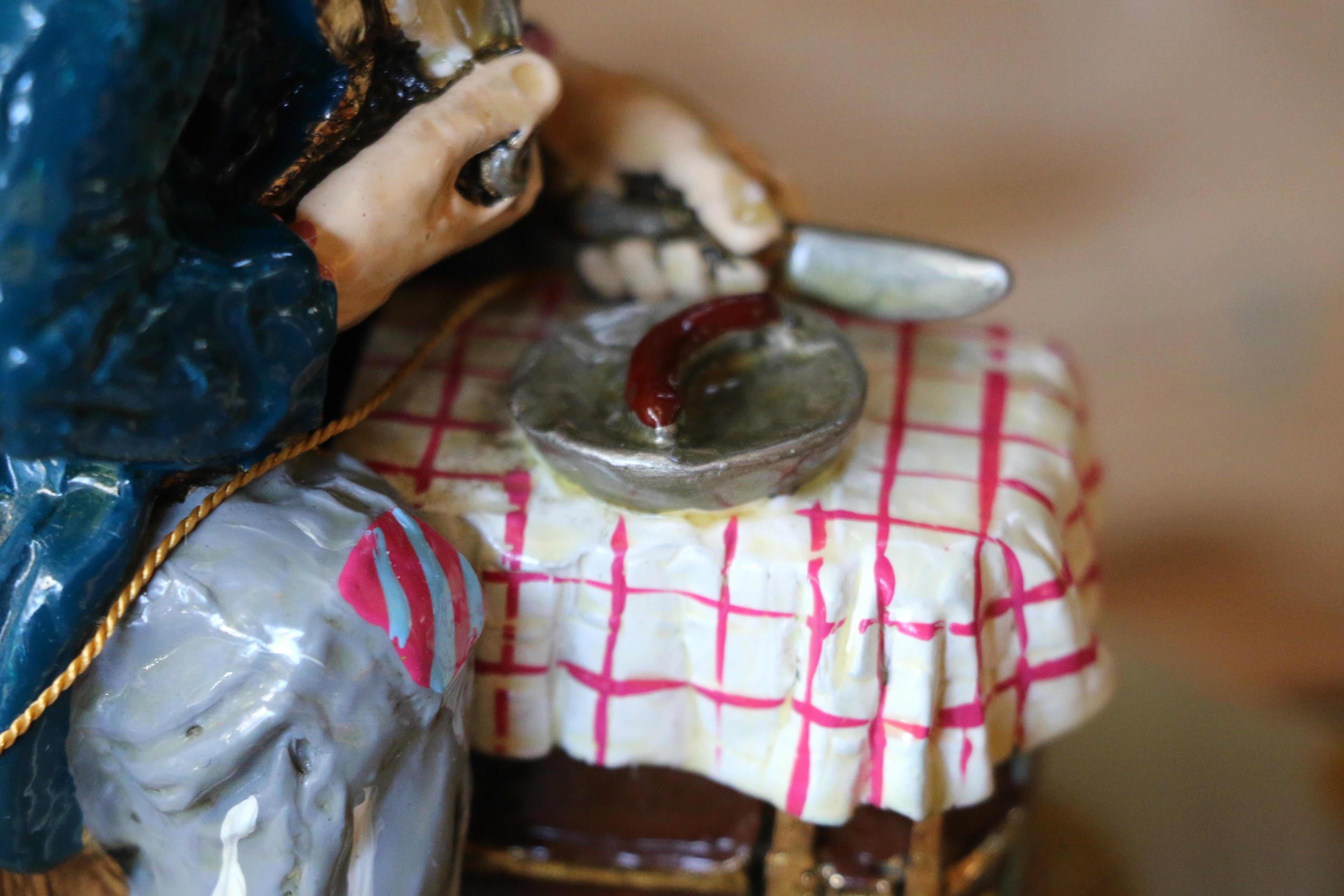 Figurina vintage di Ron Lee Clown intitolata 