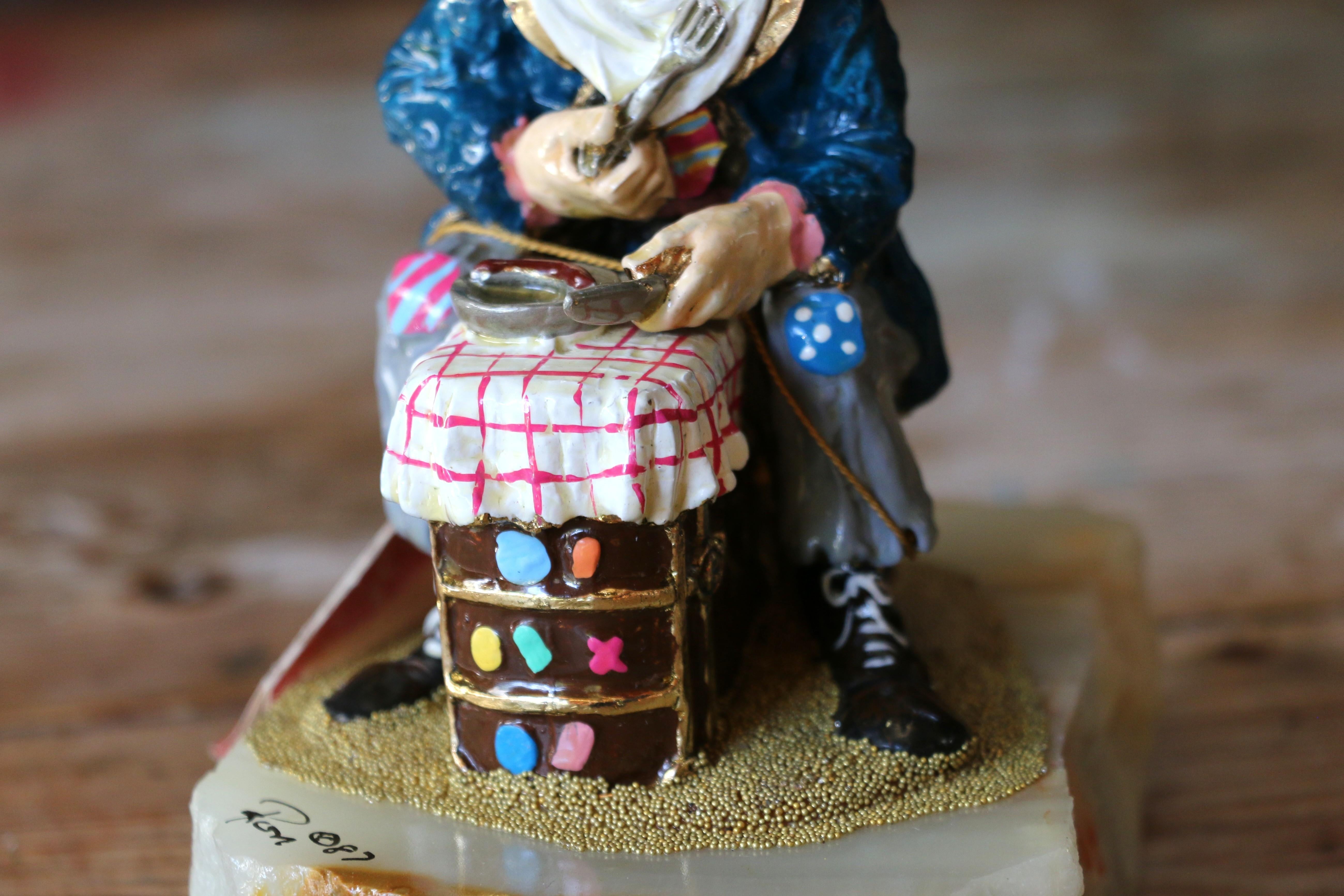 Figurina vintage di Ron Lee Clown intitolata 