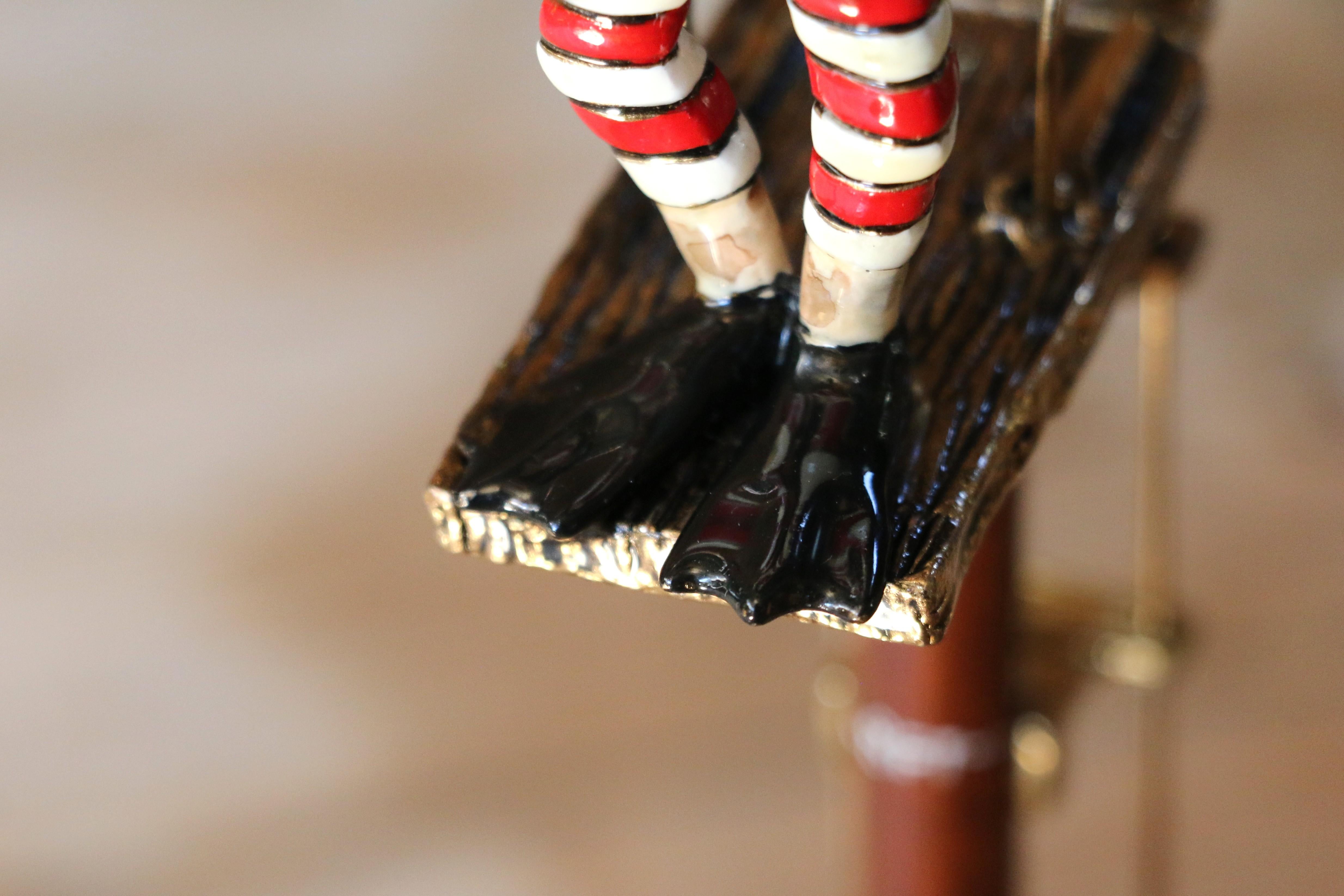 Scultura clown vintage di Ron Lee, 
