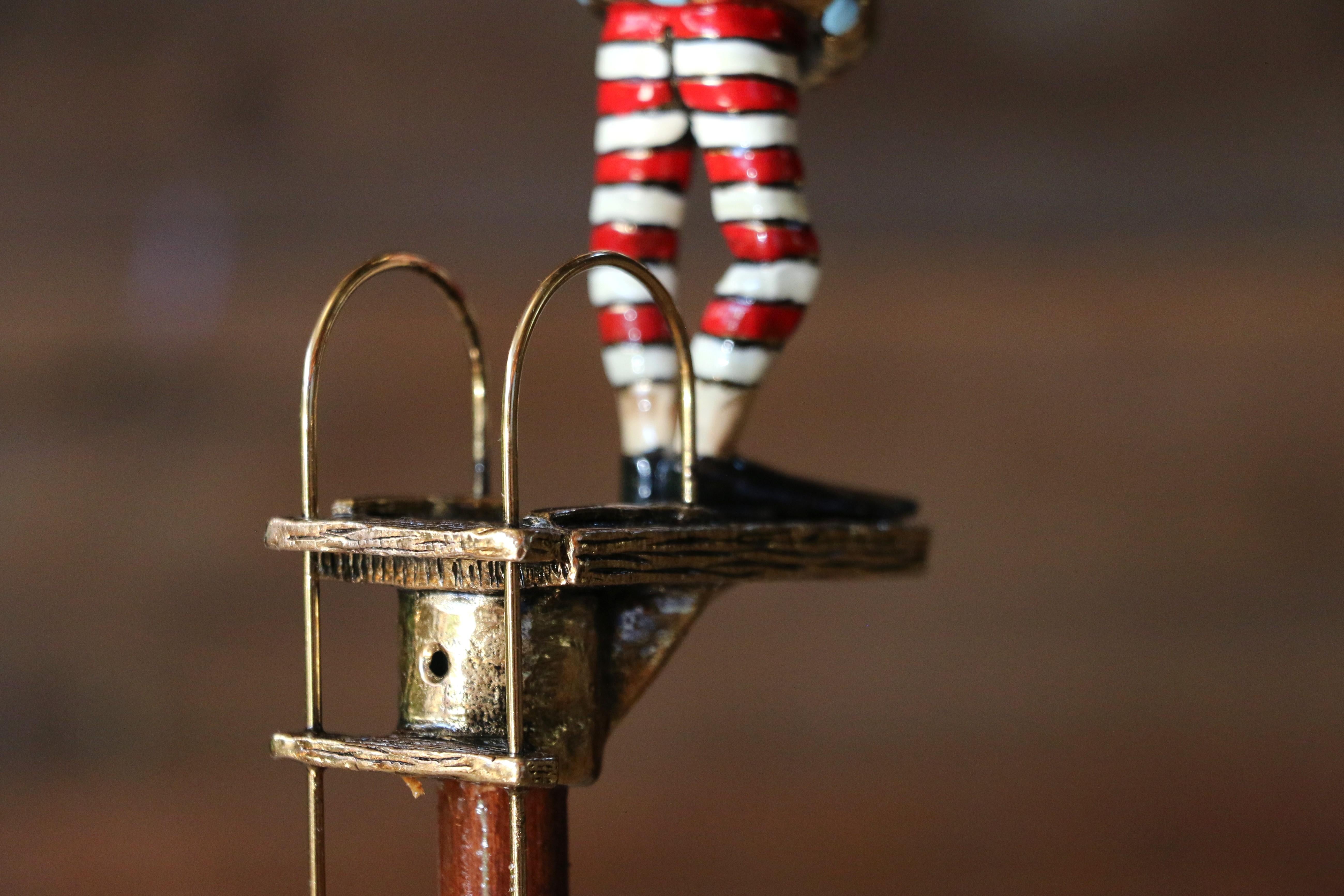 Scultura clown vintage di Ron Lee, 