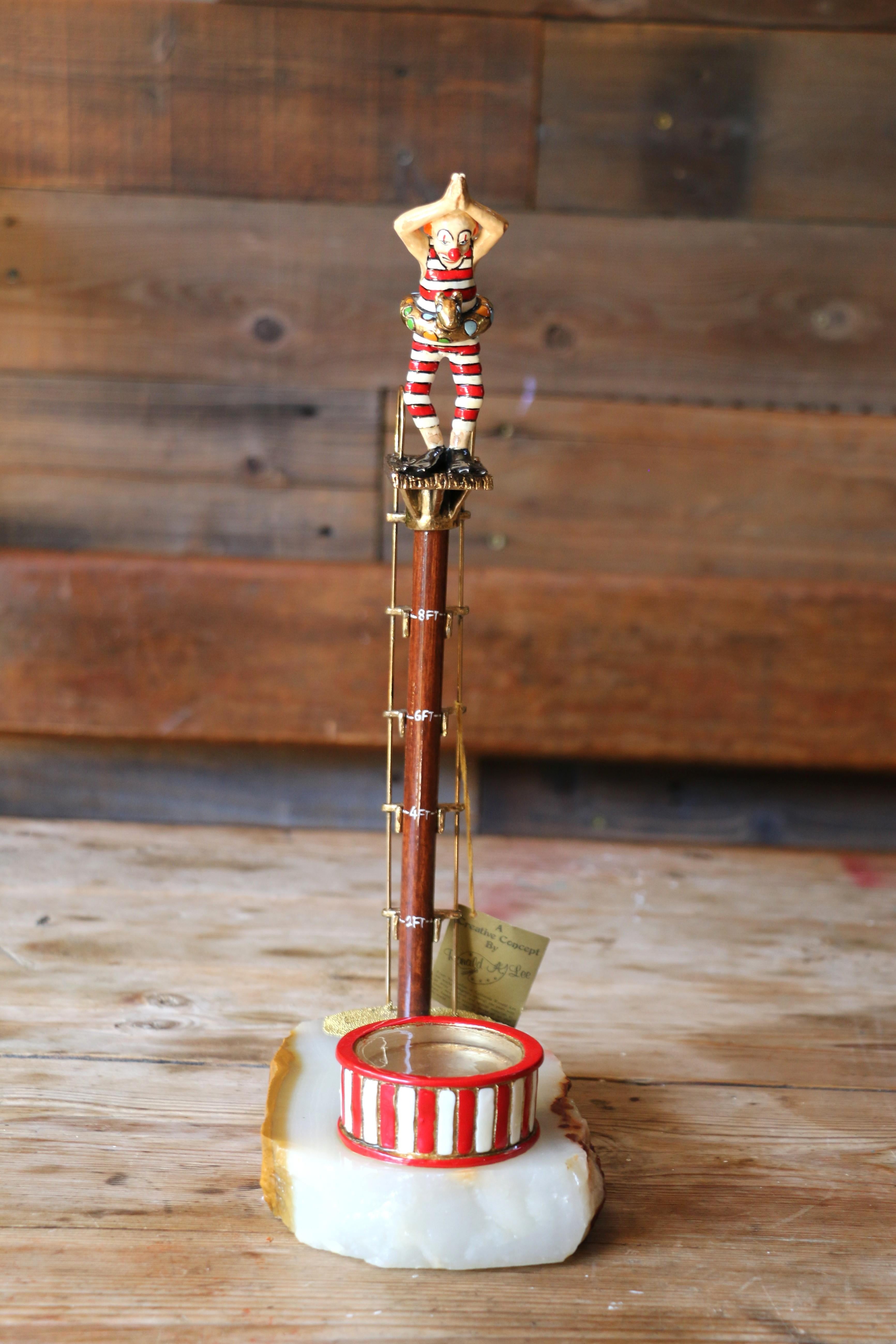 Fine XX secolo Scultura clown vintage di Ron Lee, 