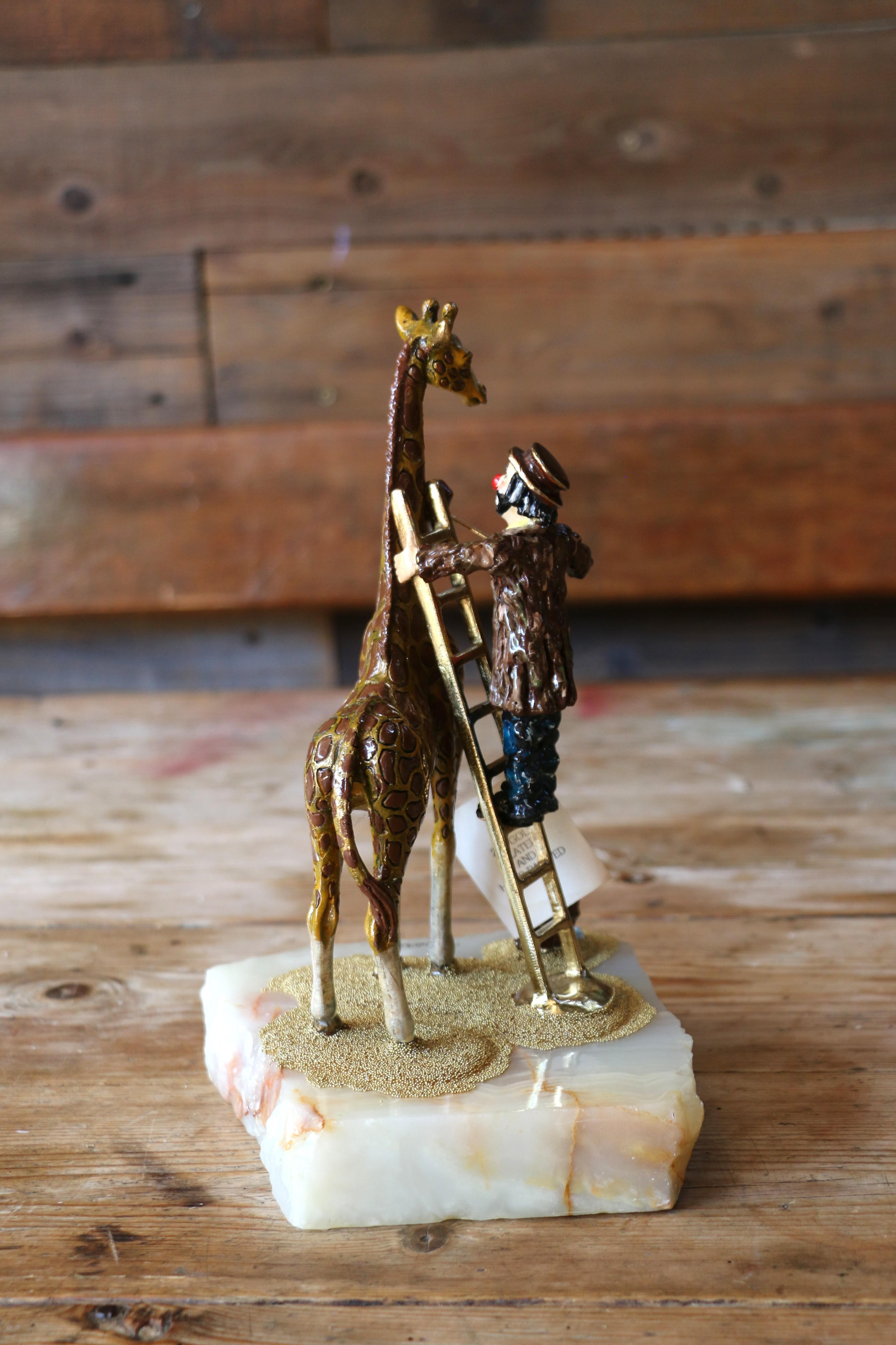 Mid-Century moderno Scultura clown vintage di Ron Lee intitolata 
