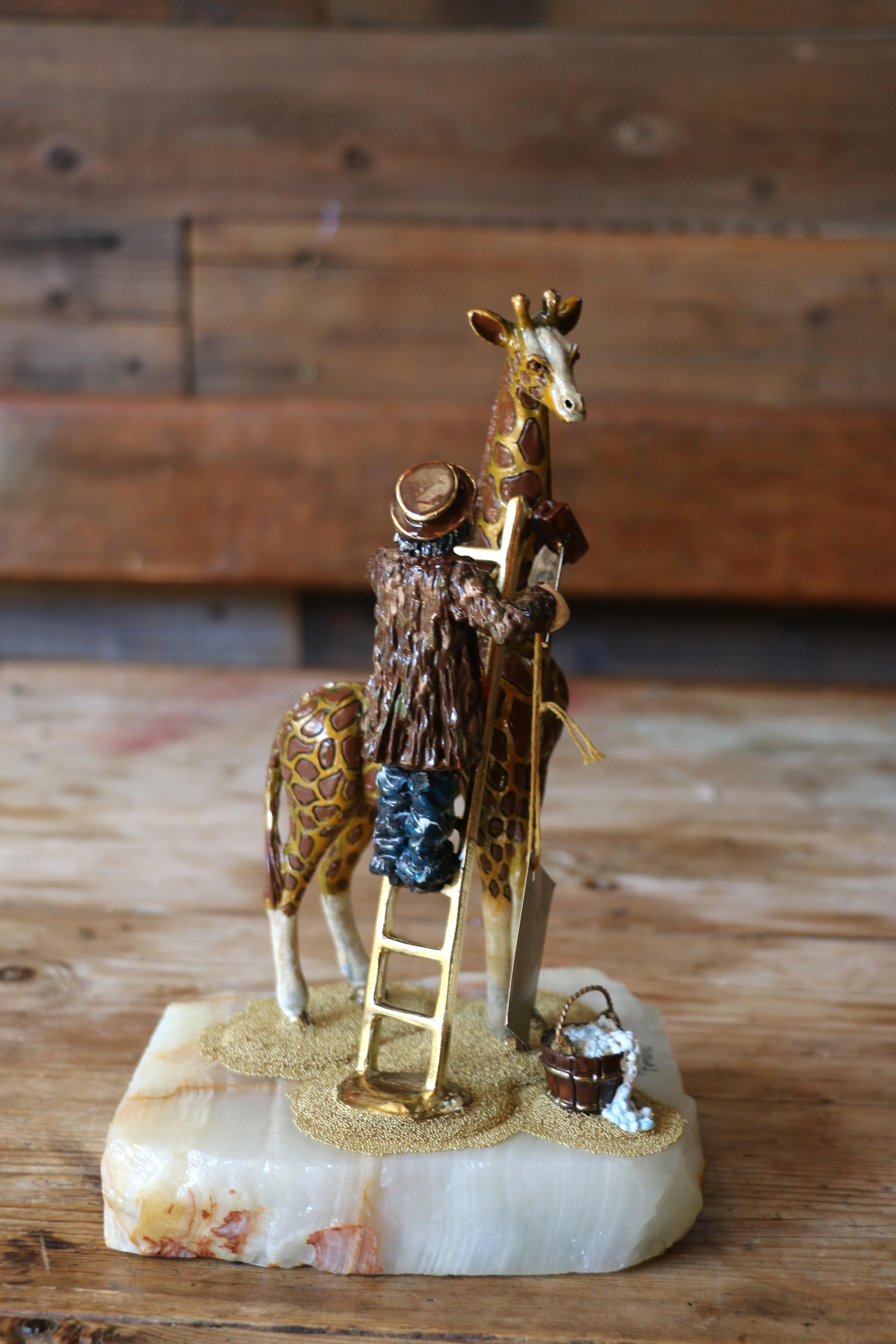 Scultura clown vintage di Ron Lee intitolata 